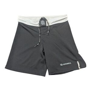 Sanabul Mens MMA Boxing Wrestling Training Grey Black Shorts SZ W32